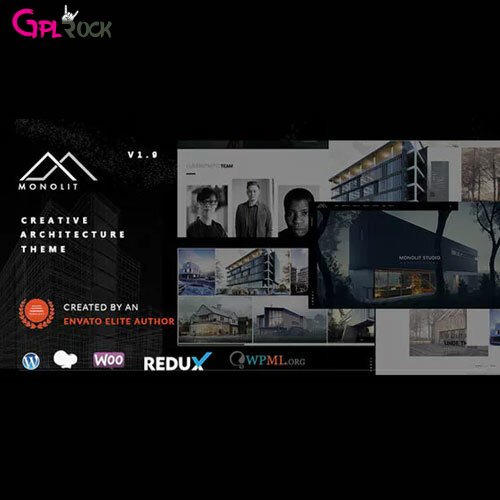 Free Monolit | Responsive Architecture Pro WordPress Theme Download ...